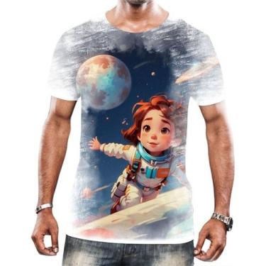 Imagem de Camiseta Camisa Crianças Astronautas Planetas Galáxias 13 - Enjoy Shop