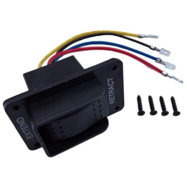 Imagem de Canyoyi Interruptor de tomada estabilizador elétrico RV para conectores estabilizadores de alta velocidade Lippert Jack Estabilizador de energia Interruptor de retração com terminais extras