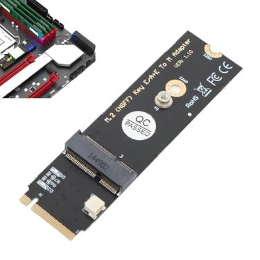 Imagem de M.2 NGFF A cartão chave E para adaptador SSD M.2 Key M, cartão de conversão M.2 Key M SSD para AX200/AX201/AX210/8260/8265/9260, com cabo USB de 2 pinos, sem necessidade de