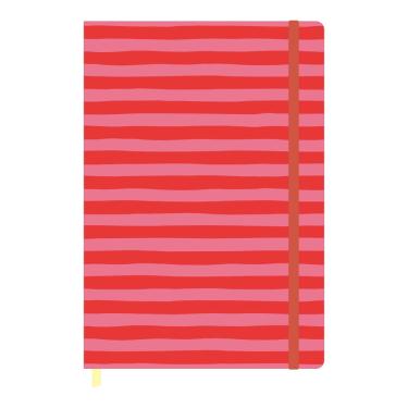 Imagem de Caderneta Estampada Sem Pauta Listras 192 Páginas Redoma Capa Revestida