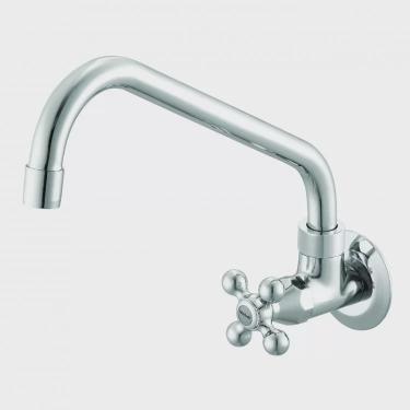 Imagem de Torneira para Cozinha com Bica Móvel de Parede 1165 C 21 1/2 ba Supernova Meber Metais Cromado