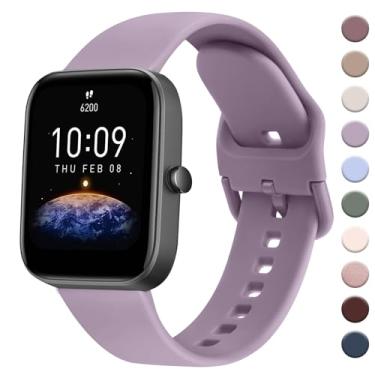 Imagem de AK Pulseira para Amazfit GTS 4/GTS 4 Mini/GTS 3/GTS 2/GTS 2e/GTS 2 mini/GTS/GTR mini, pulseira esportiva de substituição macia de 20 mm para Amazfit Bip 3/Bip 3 Pro/Bip U Pro/Bip/Bip Lite/Bip S Lite