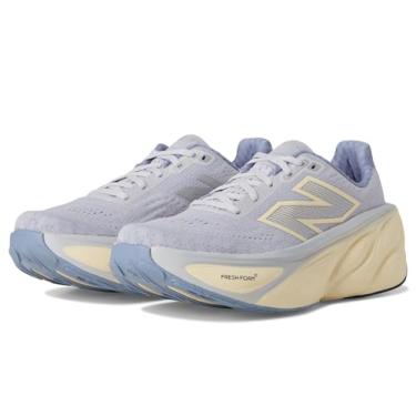 Imagem de New Balance Tênis de corrida feminino Fresh Foam X More V5, Cinza pérola/chuveiro crepúsculo/cálcio, 5.5 Wide