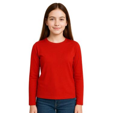 Imagem de Camiseta Manga Longa Infantil e Juvenil Menina Kyly-Feminino