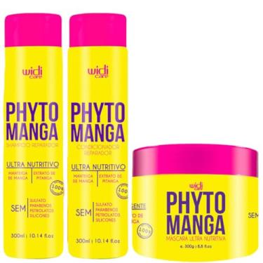 Imagem de Kit Shampoo + Condicionador + Mascara Widi Care Phytomanga Reparação Ultra Nutritiva 300g