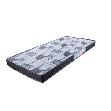 Imagem de Colchão Solteiro D20 188X88X14Cm Astra Black Preto/Cinza