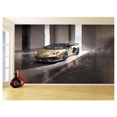 Imagem de Papel De Parede 3D Carro Lamborghini Aventador 3,5M Car181 - Você Deco