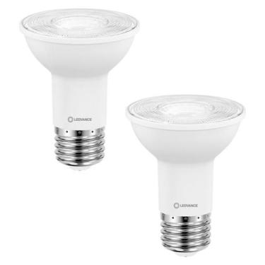 Imagem de 2 Lâmpada Led Par20 5,5w Bivolt E27 2700k Luz Amarela Ledvance