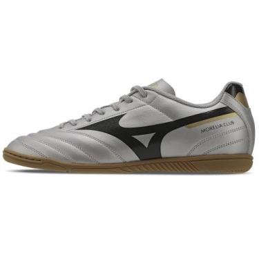Imagem de Chuteira Futsal Masculina Mizuno Morelia Club IN, Prata, 41