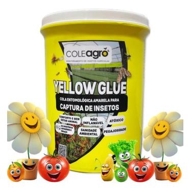 Imagem de Cola Entomológica Amarela Yellow Glue 500ml ColeAgro  Monitoramento de