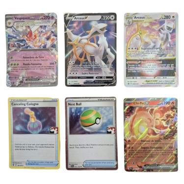 Imagem de Deck de Batalha de Cartas Pokemon com 6 unidades