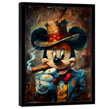 Imagem de Quadro Decorativo Mickey Gangstar