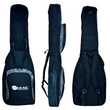 Imagem de SEMI CASE RÍGIDA P/ GUITARRA PRETO "AMS"
