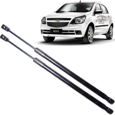 Imagem de Par Amortecedor Tampa Traseira Gm Agile 2009 Até 2014 Novo