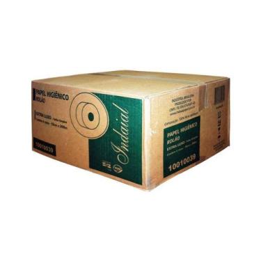 Imagem de Papel Higiênico Branco Indaial Luxo CX C/8 Rolos