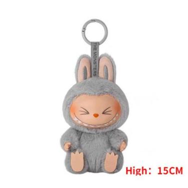 Imagem de Labubu Emocionante Série Macaron Caixa Cega Boneca De Pelúcia Chaveiro