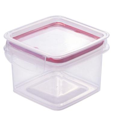 Imagem de Porta mantimentos Hermético Trava Mais 380ml vermelho Plasutil ref.9929