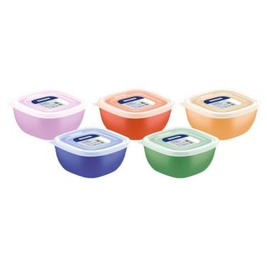 Imagem de Pote Tramontina Mixcolor Em Polipropileno Com Tampa Transparente 300 Ml