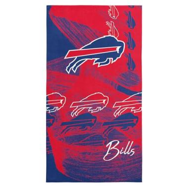 Imagem de Northwest Buffalo Bills NFL Distorter Toalha de praia de microfibra 101 x 182 cm