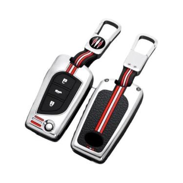 Imagem de Capa De Chave De Carro Em Liga De Zinco Para Toyota Auris Corolla Aven