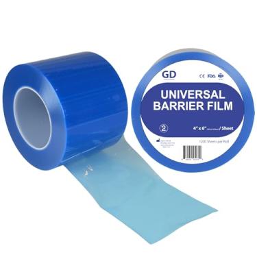 Imagem de Genco Dental Película De Barreira Azul, 1200 Folhas, 4" X 6", Fita Adesiva Protetora Descartável Polietileno, Odontológica, Proteção Contra Tatuagem E Envoltório Para Máquina