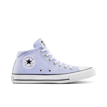 Imagem de Converse Tênis feminino Chuck Taylor All Star Madison de lona cano médio, Blueberry Ice/Branco/Preto, 7 Women/5 Men