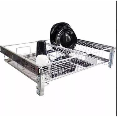 Imagem de Escorredor Gaveta 18 Pratos Com Bandeja Inox 3340