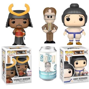 Imagem de Funko Schrute Dunder Mifflin Figure Pop! Vinyl Exclusive Character Bundled with Blind Box + Dwight Antics Pez! Head + Kapoor Oompa Loompa Comedy 3-Items Paper Office Show