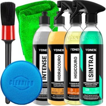 Imagem de Kit Sintra Fast 500ml Vonixx Hidracouro 500ml Vonixx Higicoouro 500ml Vonixx Intense 500ml Vonixx e Acessórios Karbox