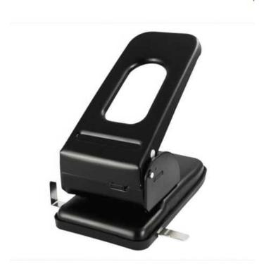 Imagem de Perfurador de Metal p/60fls Onda com Base Antideslizante