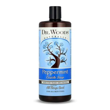 Imagem de Sabonete líquido de Castela Dr. Woods Peppermint 960 ml com karité