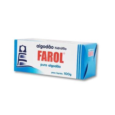 Imagem de Algodão Hidrófilo Puro Maciez E Higienização Farol 100 G