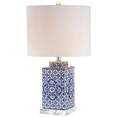 Imagem de Abajur Luminária de Mesa, Estilo Tradicional com 58 cm de Altura para Quarto, Sala de Estar e Escritório, 110V 100W, JONATHAN Y