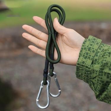 Imagem de Corda elástica com fivela de escalada ao ar livre