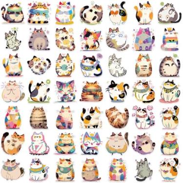 Imagem de 50 peças transparentes DIY adesivos de grafite à prova d'água para gatos, notebooks, guitarras, cadernos, capacetes, skates, bagagem, telefones celulares, computadores