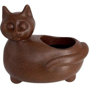 Imagem de NUTRIPLAN, Vaso Mascote Gato 30 Cor Ferrugem NUTRIPLAN