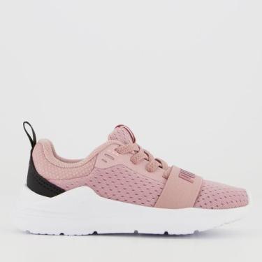 Imagem de Tênis Puma Wired Run AC BDP Kids Rosa, 24