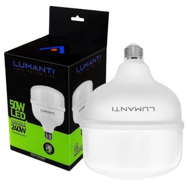 Imagem de Lâmpada Led Bulbo T120 Alta Potência 50W E27 Branco Frio Biv - LUMANTI