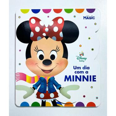 Imagem de Disney Baby Livro Infantil Um Dia com a Minnie — Emoções e Ilustrações Coloridas