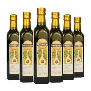 Imagem de Kit com 6 Azeites de Oliva Extra Virgem Vicente Só 500ml