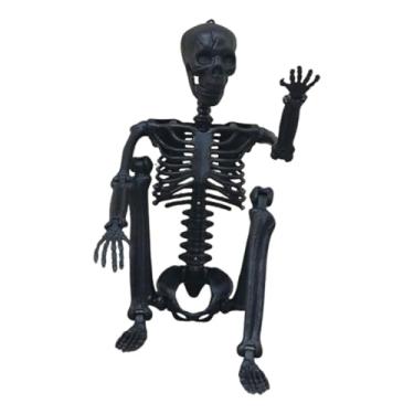 Imagem de Decoração de esqueleto | Decoração de casa assombrada esqueleto realista com juntas móveis | Lembranças de festa assustadoras para terraço, varandas, quintal, varanda, jardim, gramado
