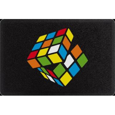 Imagem de Tapete/Capacho Decoração Cubo Mágico - Endereço Do Kapacho