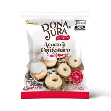 Imagem de Açúcar de Confeiteiro Bag 500g Linha Profissional Dona Jura