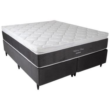 Imagem de Cama Box (Box + Colchão) Casal Ortobom de Molas - Ensacadas 61cm de Al