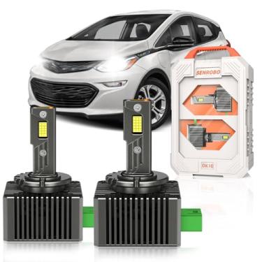 Imagem de SENROBO Apto para Chevrolet 2017-2021 Bolt EV 2019-2021 Blazer Traverse 2015-2020 Tahoe HD D3S apenas lâmpadas de xênon, projetor 35W HID substituição de luz, 30000LM 600% mais brilhante D3SC1