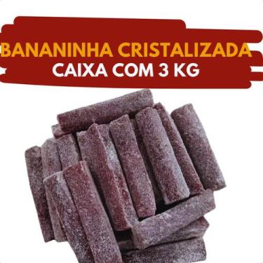 Imagem de Bananinha Cristalizada - Caixa com 3 kg - Santa Maria Alimentos