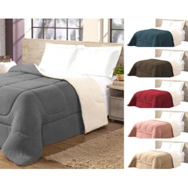 Imagem de Coberdron sherpa cobertor casal king lã pele de carneiro coberdromm pr