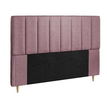 Imagem de Cabeceira Para Cama Box Queen Veneza Com Revestimento Dobuê Rosê