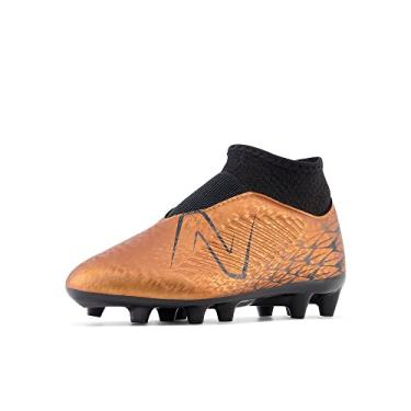 Imagem de New Balance Tênis de futebol unissex infantil Tekela V4 Magique Fg, Cobre/preto, 5 Big Kid