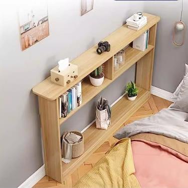 Imagem de Mesa de console, mesa de console de madeira com 3 prateleiras, mesa de entrada retangular, mesa de sofá estreita com prateleira, mesa de sofá para entrada, suporte de TV, rústico, decoração de cabine